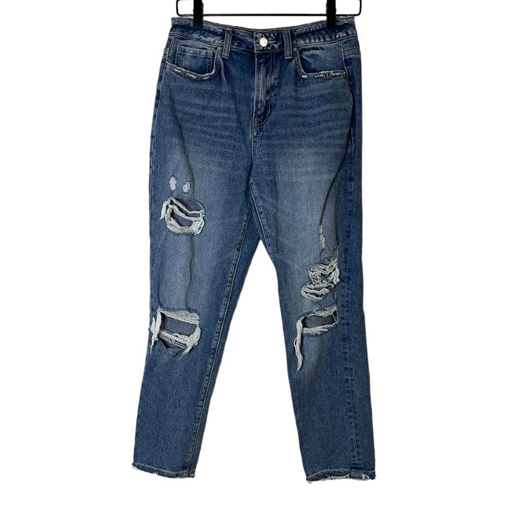 Altar'd State Mica Denim Distressed High Waist Jeans Size 26